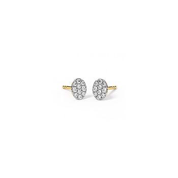 Azure Clusters Diamond Stud Earrings