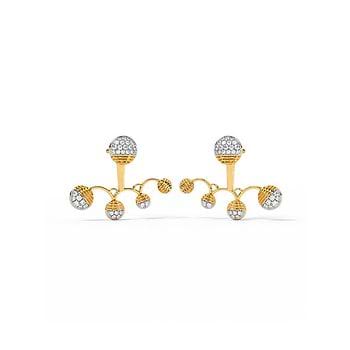 Astral Shine Diamond Ear Jacket