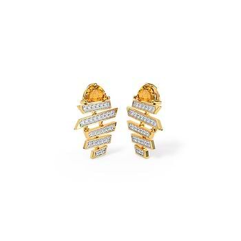 Sun Chaser Gemstone Drop Earrings