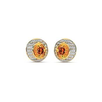 Solstice Beacon Gemstone Stud Earrings