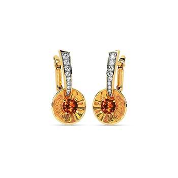 Glare Prism Gemstone Hoop Earrings