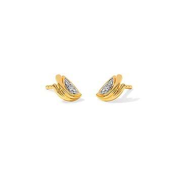 Dream & Stream Diamond Stud Earrings