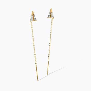 Jet Jockeys Diamond Sui Dhaga Earrings