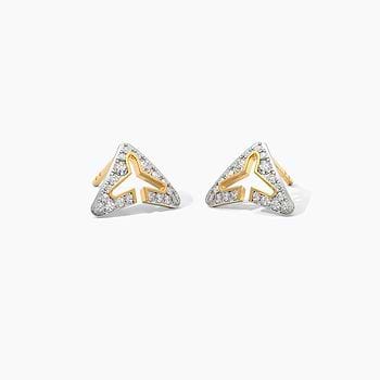Flying Machine Diamond Stud Earrings