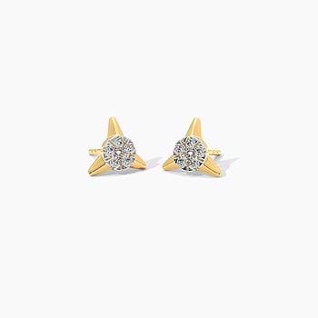 Air Baron Diamond Stud Earrings