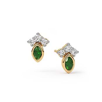 Trigem Stud Earrings