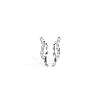 Svelte Platinum Stud Earrings