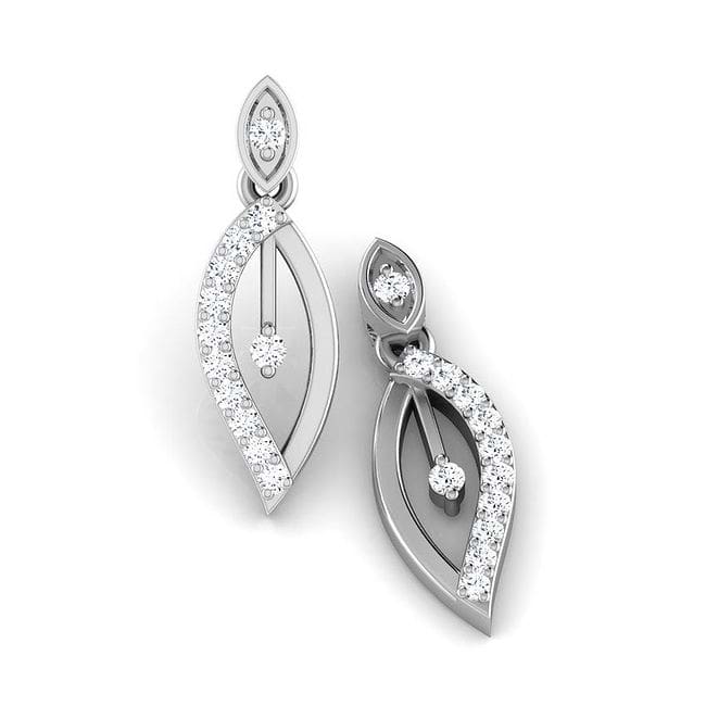 Platinum earrings online discount