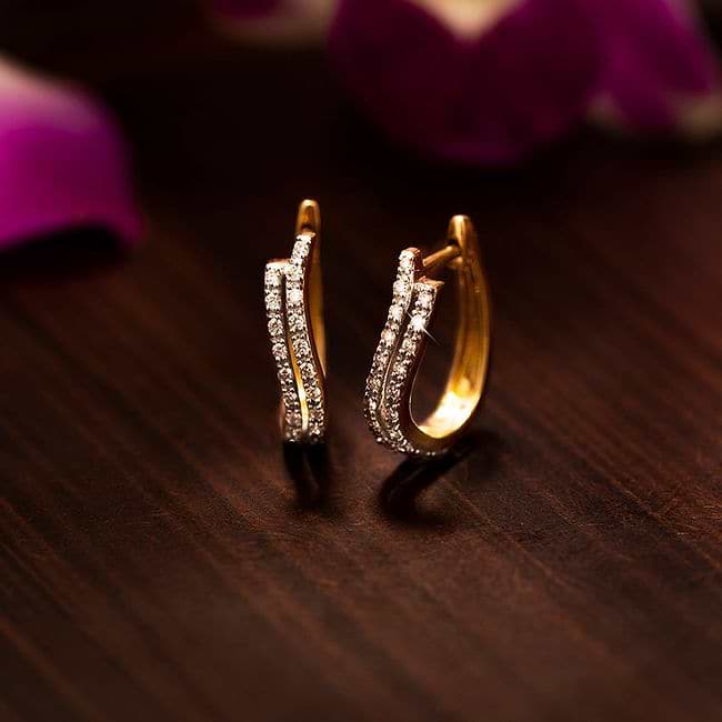 Diamond bali earrings designs shop