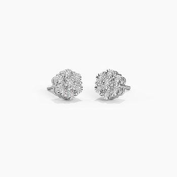Rowena Diamond Stud Earrings