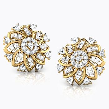 Anusha Diamond Stud Earrings