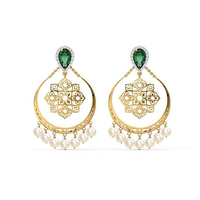 Chandbali tanishq discount