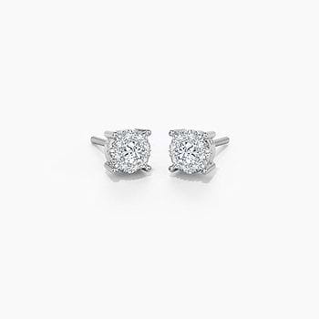 Iris Glam Diamond Stud Earrings