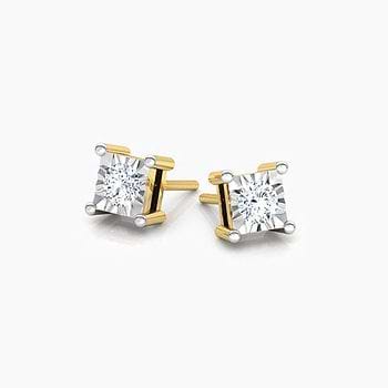 Tia Diamond Stud Earrings