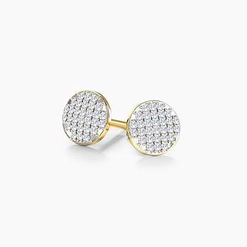 Emma Glitter Diamond Stud Earrings