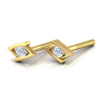 Chica Mini Diamond Stud Earrings