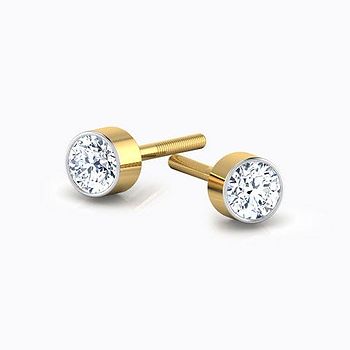 Tiny Sparkles Kids' Diamond Earrings
