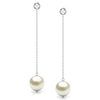 Beeline Pearl Drop Earrings