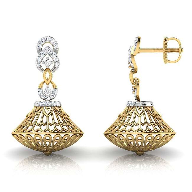 Caratlane cheap earrings jhumka