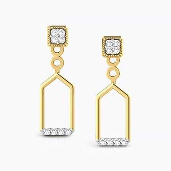 Daring Duet Diamond Ear Jackets