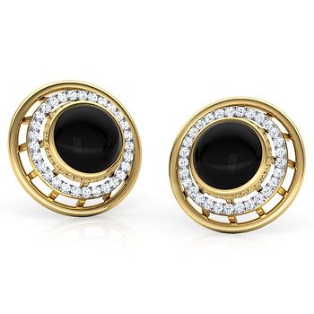 Eros Minaret Gemstone Stud Earrings