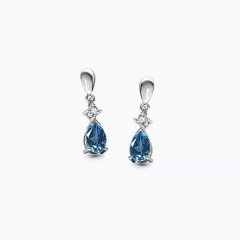 Classic Drizzle Gemstone Drop Earrings