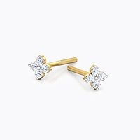 Small diamond earrings for baby hot sale