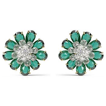 Zoha Bloom Gemstone Stud Earrings