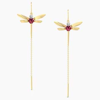 Dragonfly Gemstone Sui Dhaga Earrings