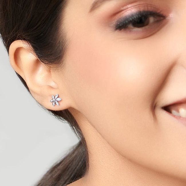 Pandora sparkling daisy flower trio stud earrings cheap