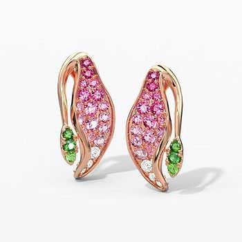 Suave Petite Gemstone Stud Earrings For Women