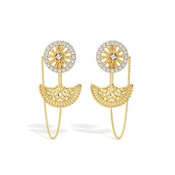 Aavya Diamond Drop Earrings