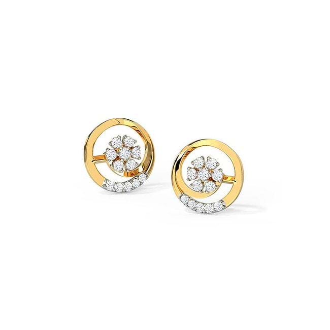 Caratlane gold earrings with price hotsell