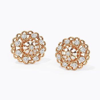 Triumph Orb Detachable Diamond Stud Earrings