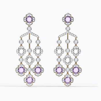 Grandeur Gemstone Drop Earrings