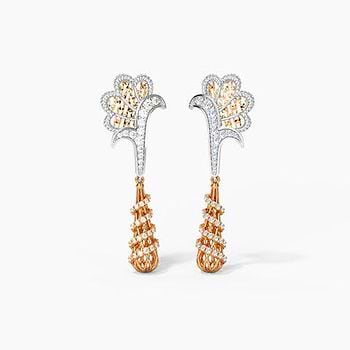 Cyra Diamond Drop Earrings For Women