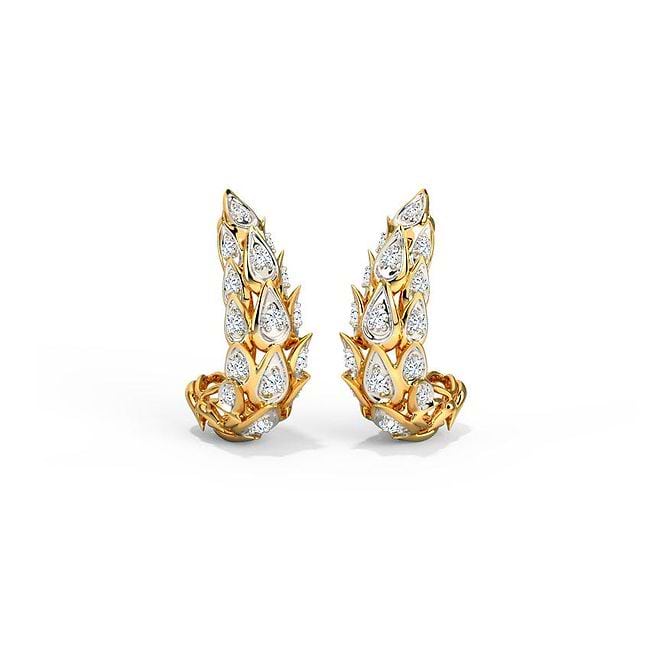 Caratlane diamond hoops Clearance