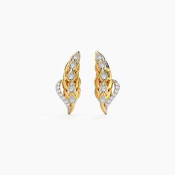 Golden Hour Diamond Stud Earrings