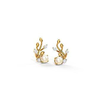 Vine Pearl Ear Cuffs