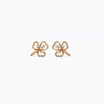 Aliana Flora Diamond Stud Earrings