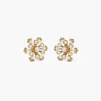 Morina Floret Diamond Stud Earrings