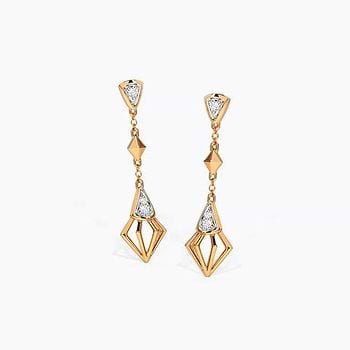 Joyous Diamond Drop Earrings 