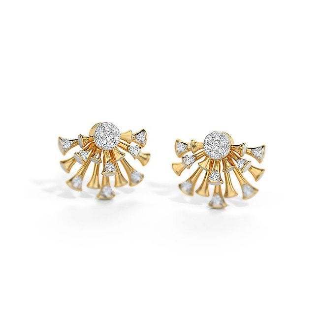 Diamond studs caratlane clearance