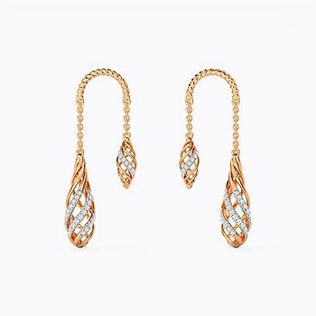 Belen Diamond Drop Earrings