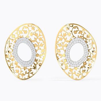 Aliyeh Diamond Stud Earrings