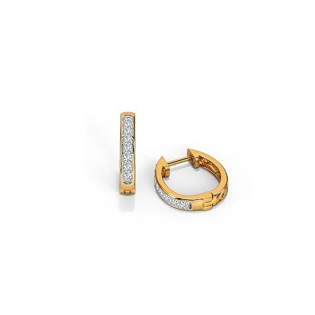 Caratlane diamond hoops Clearance