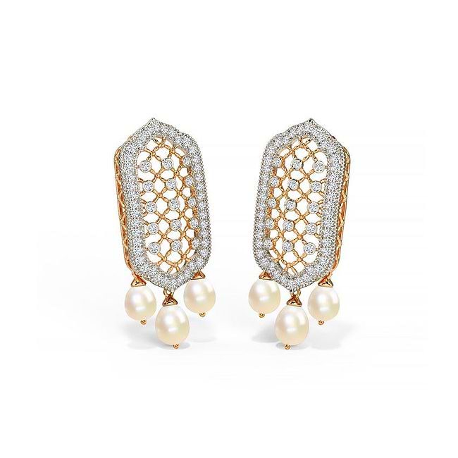 Caratlane pearl earrings hotsell