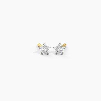 Tiny Bloom Kids' Diamond Earrings