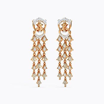 Zary Diamond Drop Earrings