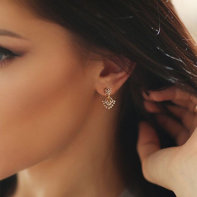 Ritasha Diamond Drop Earrings